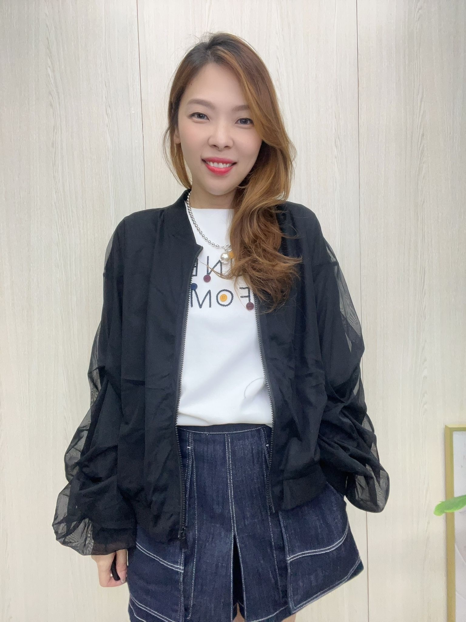 韓國高質網紗外套～112E