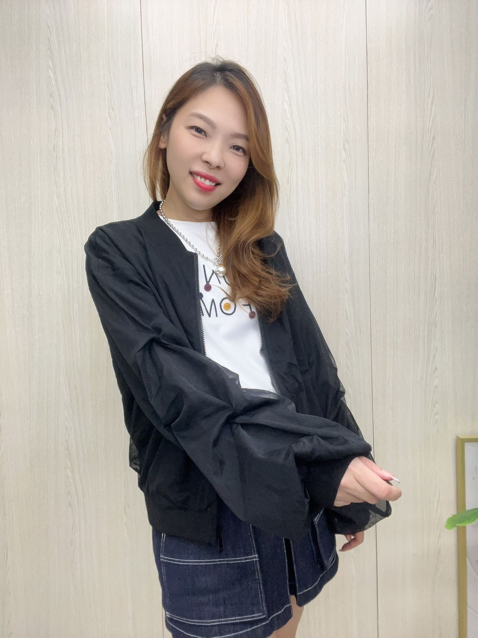 韓國高質網紗外套～112E