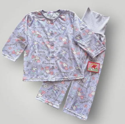 My Melody x Kuromi 兒童長袖薄款包腹套裝 80-130CM