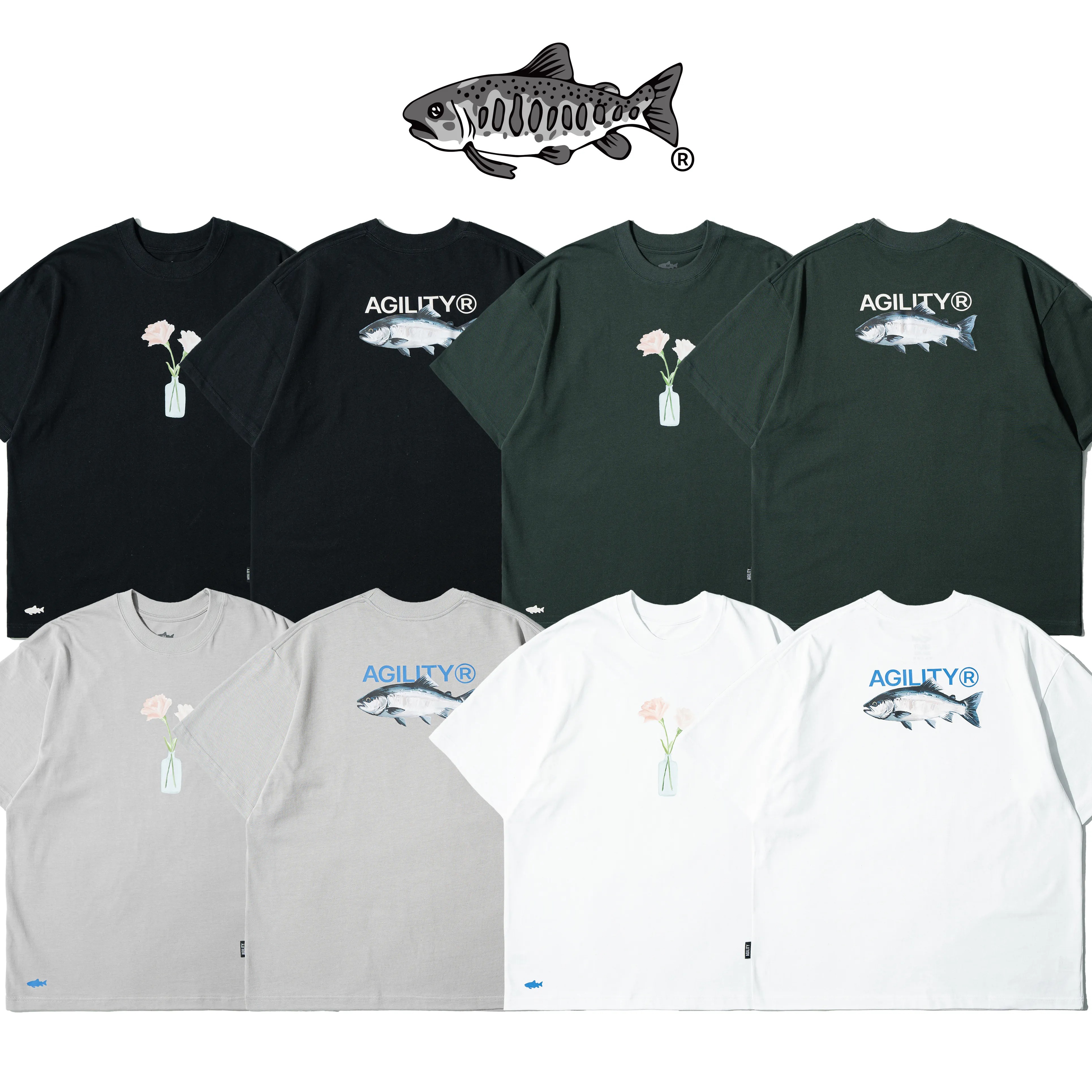 【車庫服飾】AGILITY Image Heavy Tee / Carnation 康乃馨 [RS6-May]