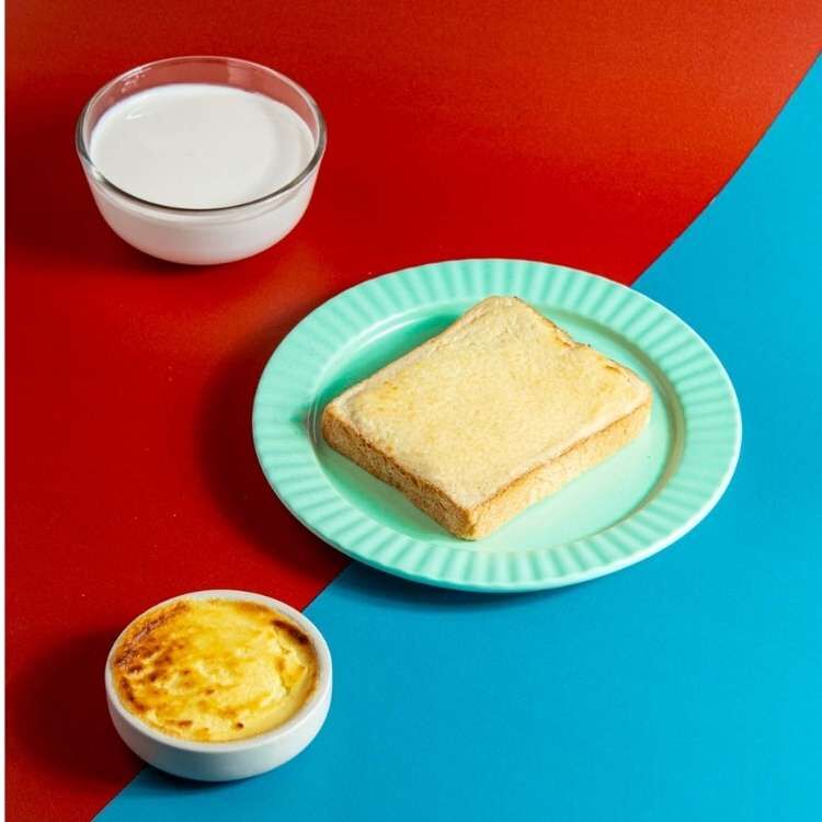 【新台味】牛奶奶酥厚片吐司 70g/片