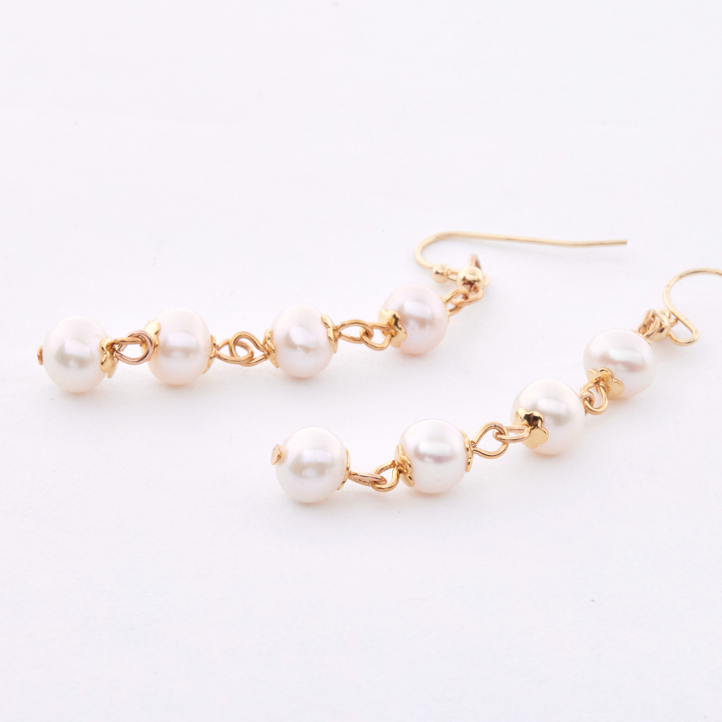 E2433 | 14kgf淡水珍珠耳環