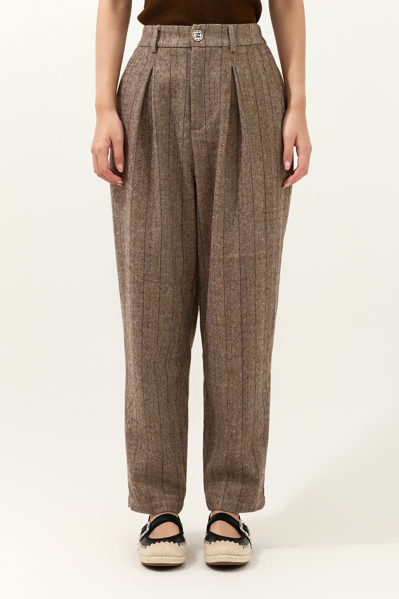 幼直間人字絨西褲（預購產品）