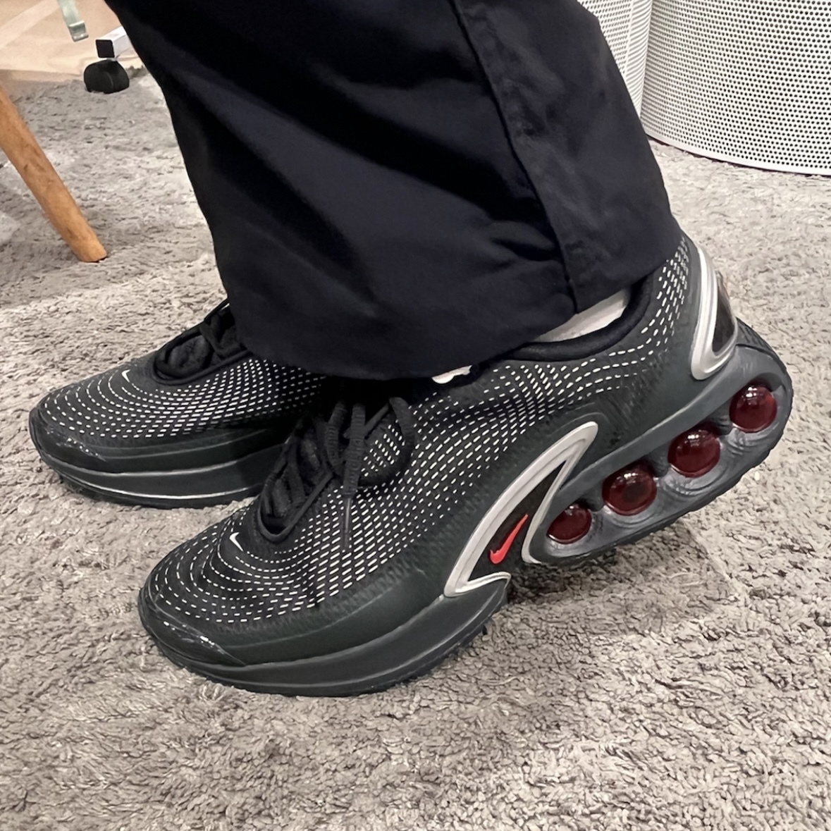 NIKE  AIR MAX DN 黑紅 氣墊 緩震 慢跑 男鞋 運動鞋  DV3337-016