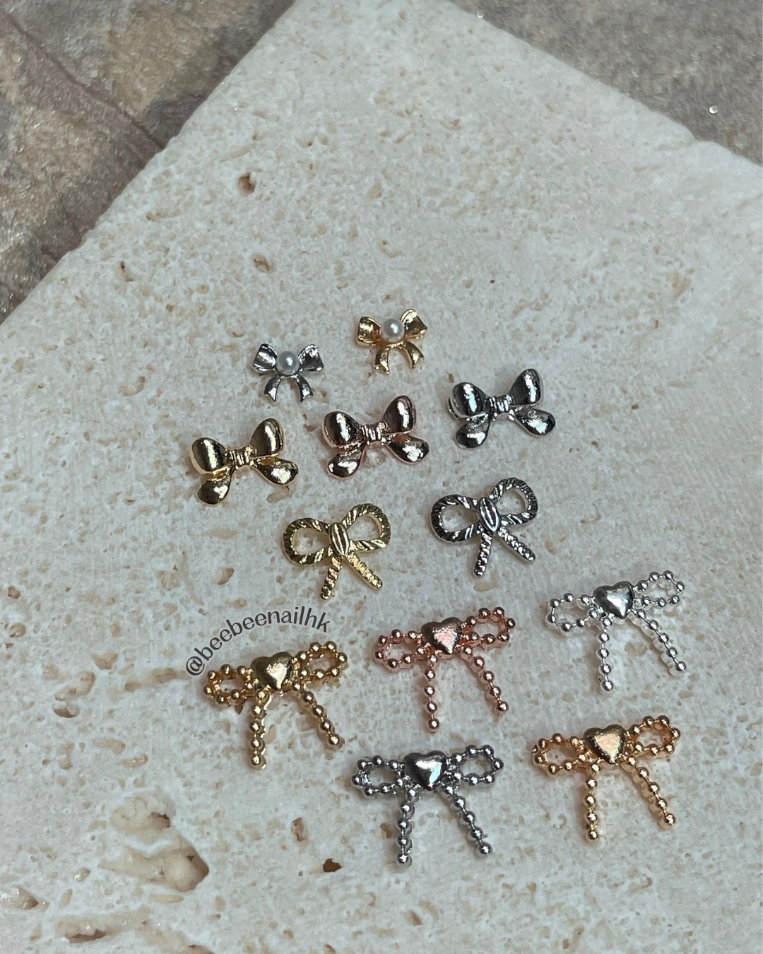 不褪色金屬 蝴蝶結飾品 -5款選擇