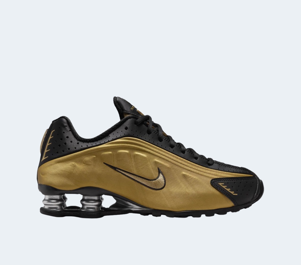 【代購】Nike 耐克 Shox R4 女款運動鞋｜黑金配色 AR3565-005