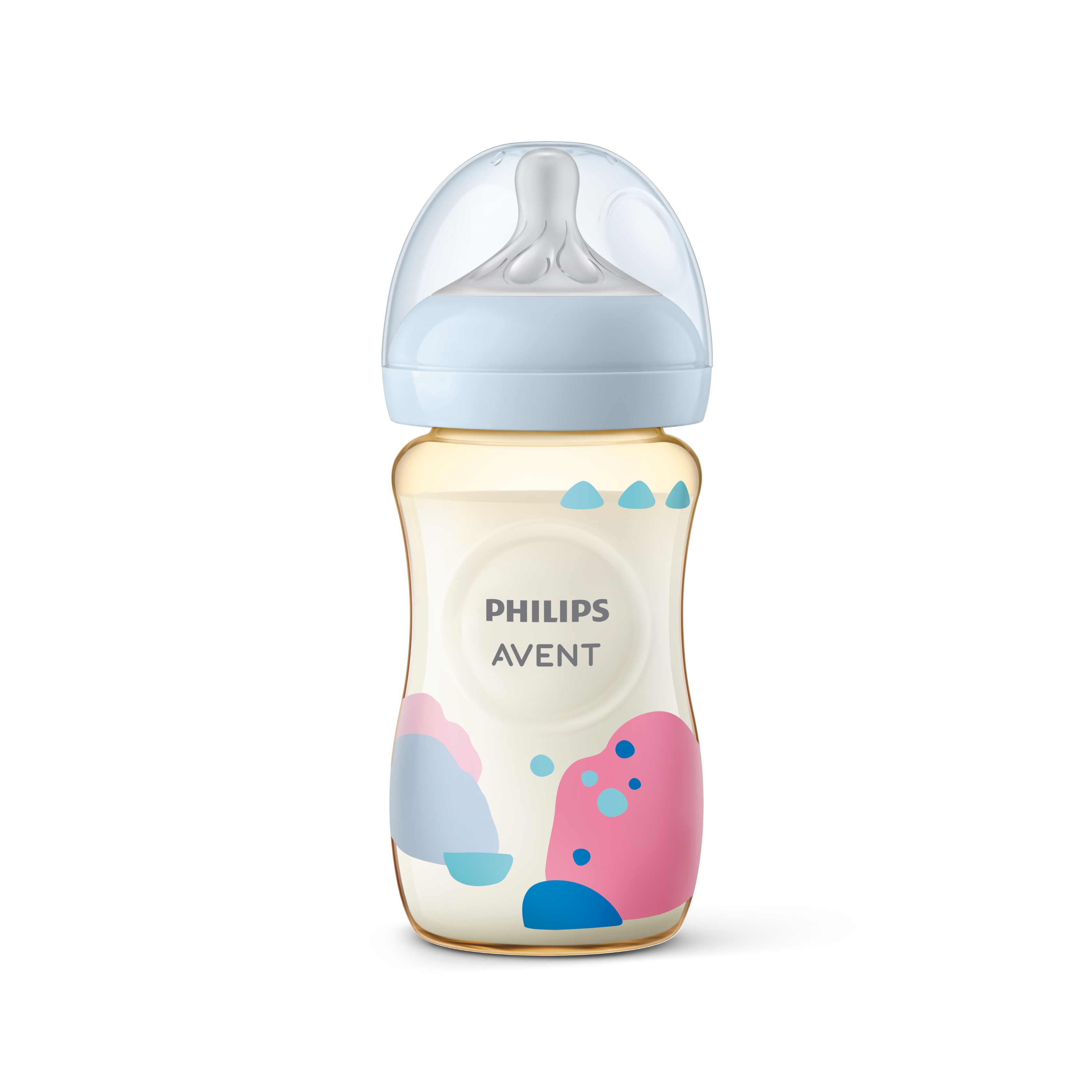 Philips Avent｜飛利浦新安怡自然吸吮PPSU奶瓶 奶嘴1月+(慢流量) 9oz/260ml 促銷組 +手柄