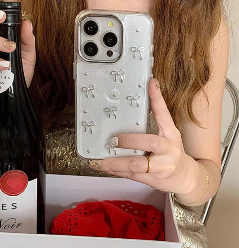 蝴蝶結iPhone Case