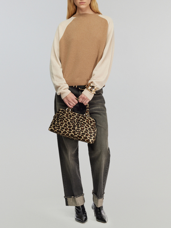 Semicouture  雙色針織衣(駝)