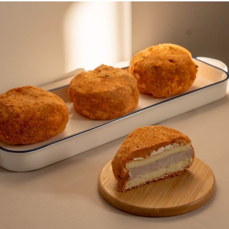 【揪嗨派】芋泥海苔肉鬆小貝70g*4入