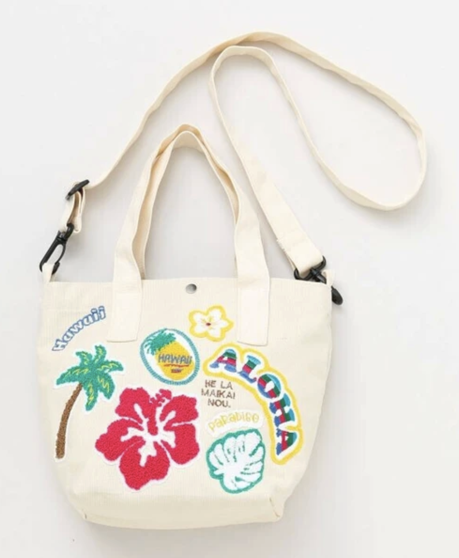 Amina tote bag - 45WP5307 Beige / Mint (0410)