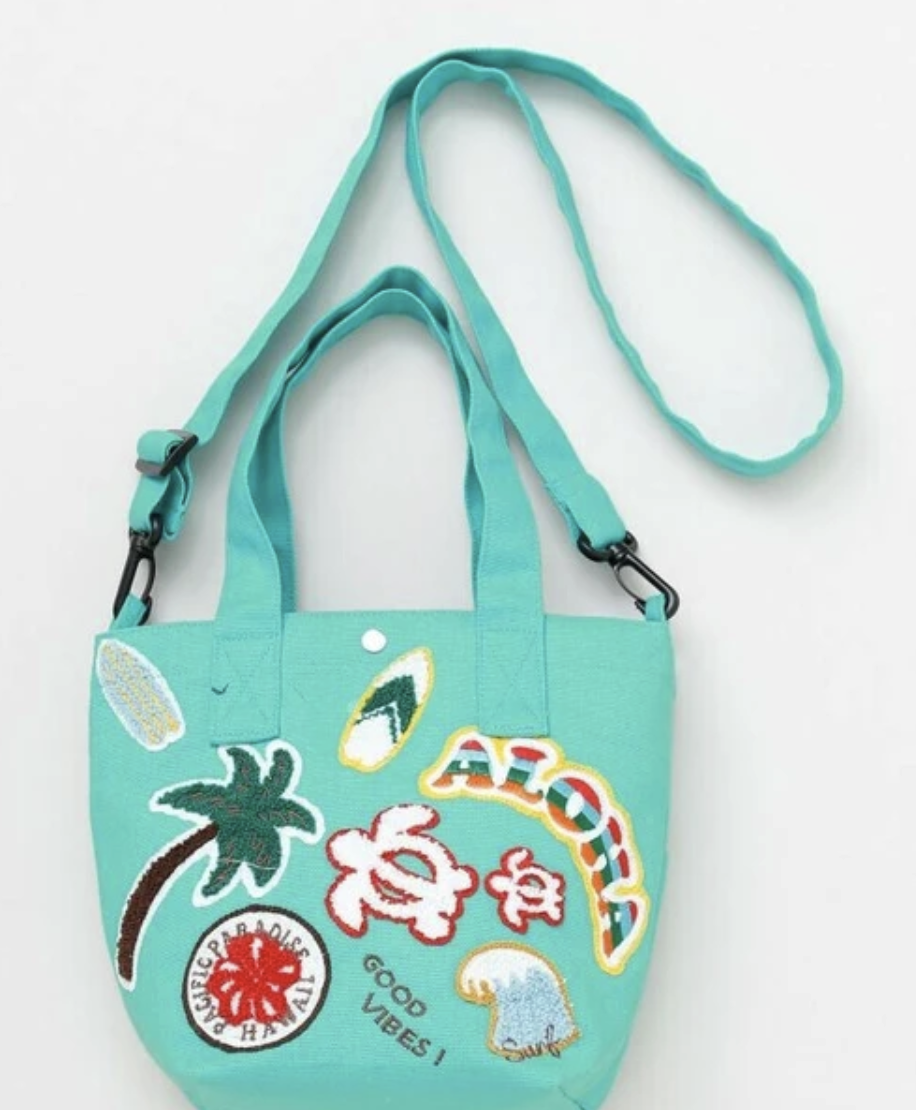 Amina tote bag - 45WP5307 Beige / Mint (0410)