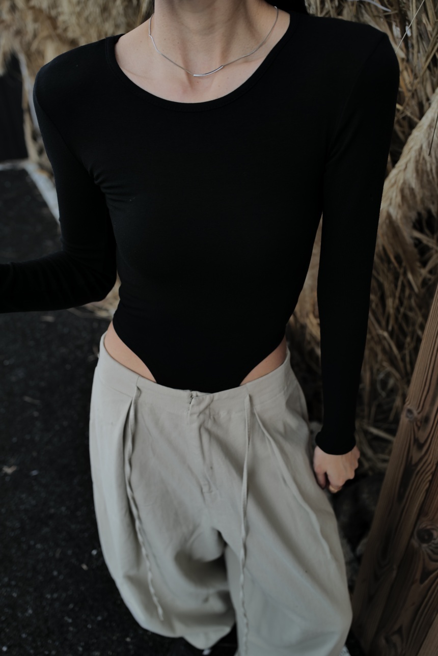 歐美基礎包圓領包屁衣*5色