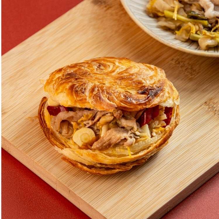 【新台味】酸菜炒豬肉夾饃120g*4入