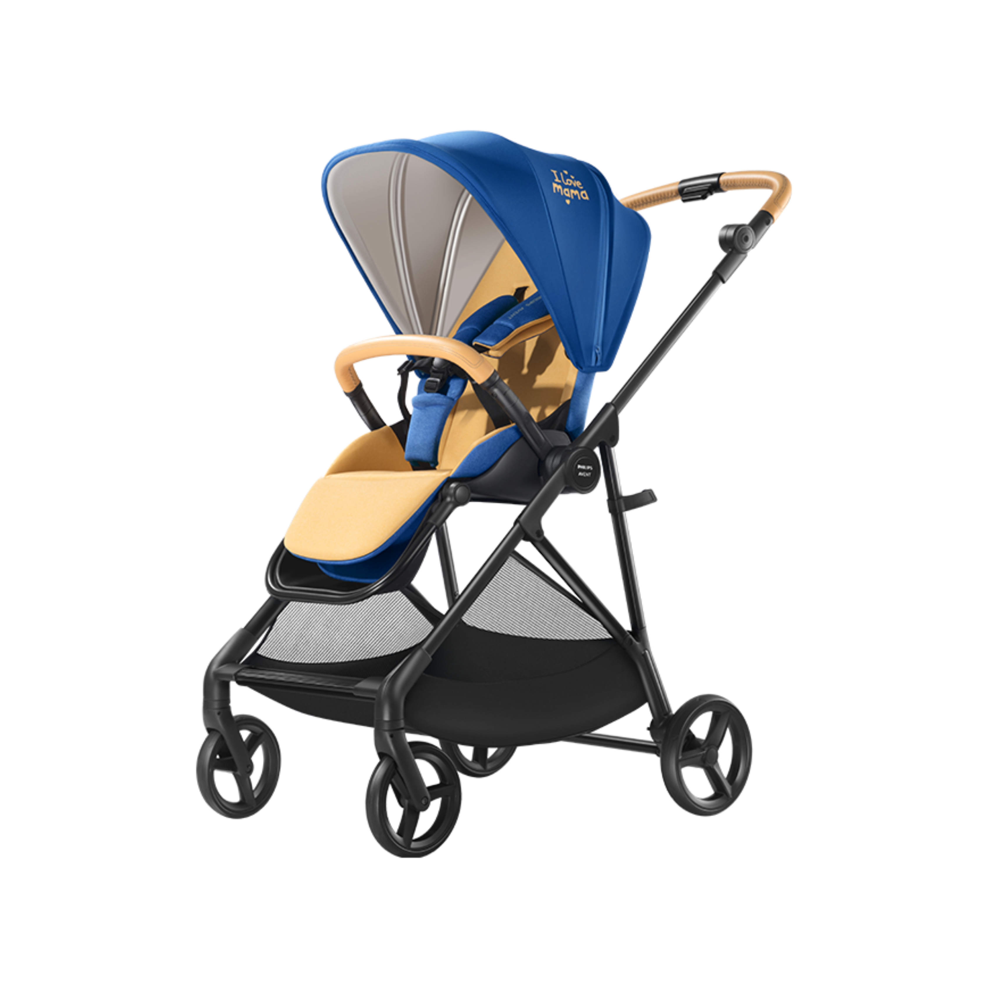 Philips Avent PORTO Stroller | 0-36 months | Seat height 55cm | Forward and reverse | One-hand folding | EU EN1888 certified |Rain cover and mosquito net provided