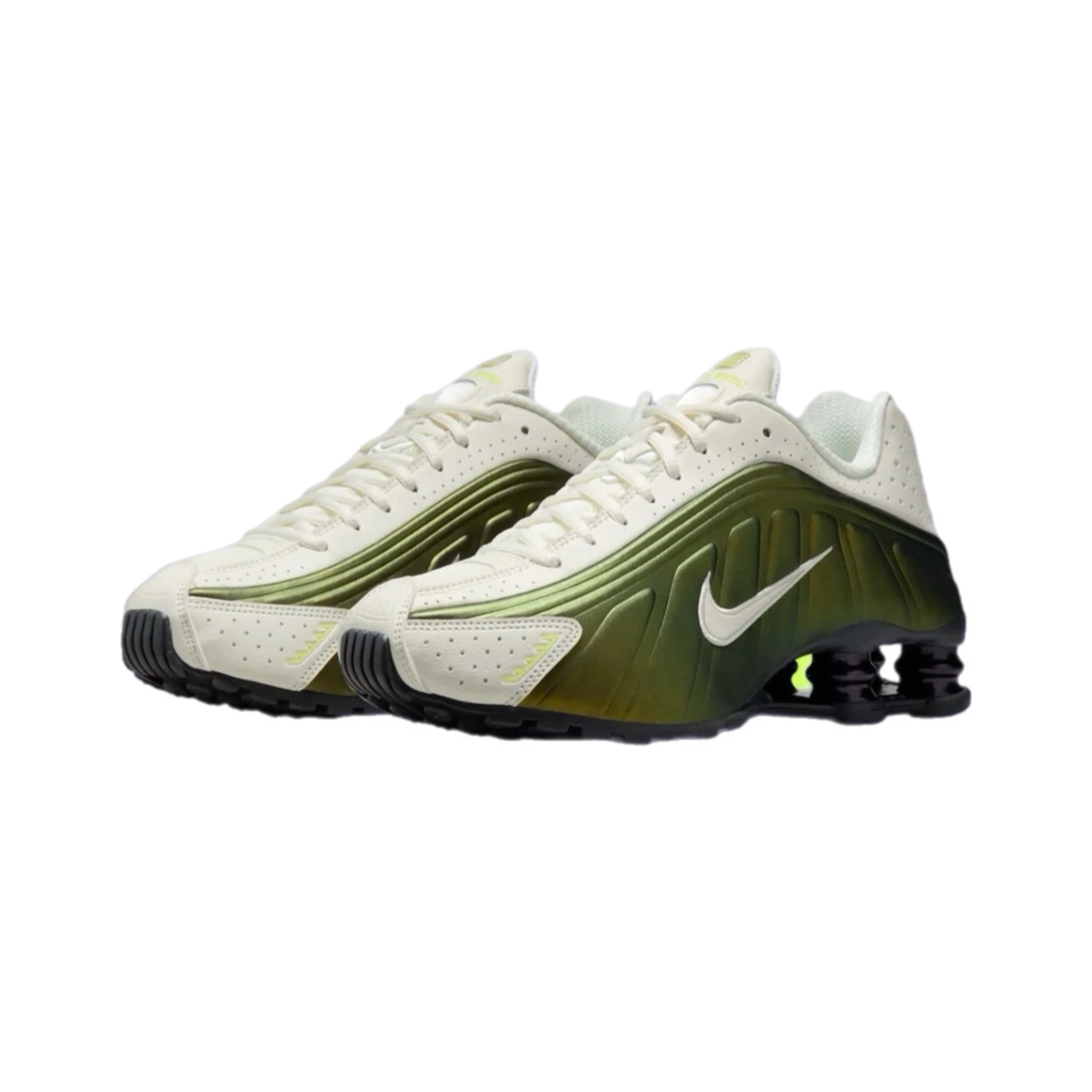NIKE SHOX R4 橄欖綠 雷射 彈簧鞋 復古 休閒鞋 IB8062-133