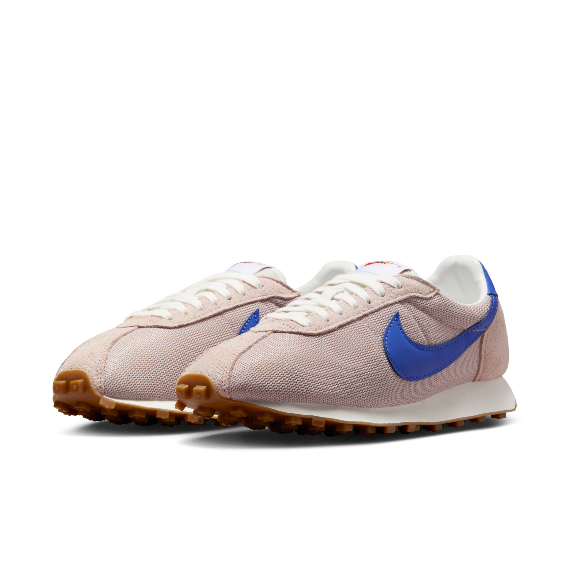 女鞋 NIKE W LD-1000 淡紫皇家藍 鬆餅格紋 復古 麂皮 膠底 休閒 運動鞋【HF3227-602】