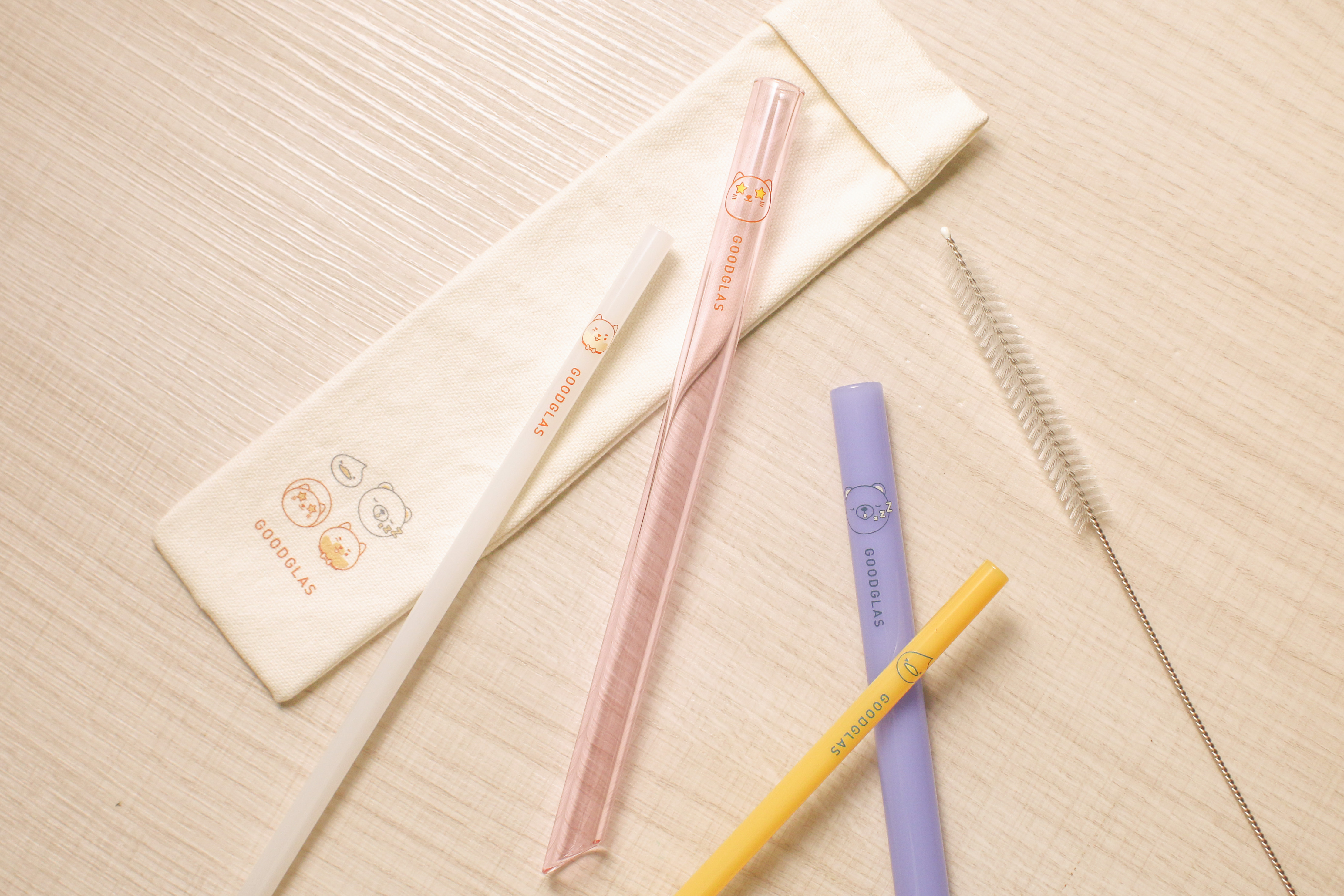 好玻玻璃直身吸管