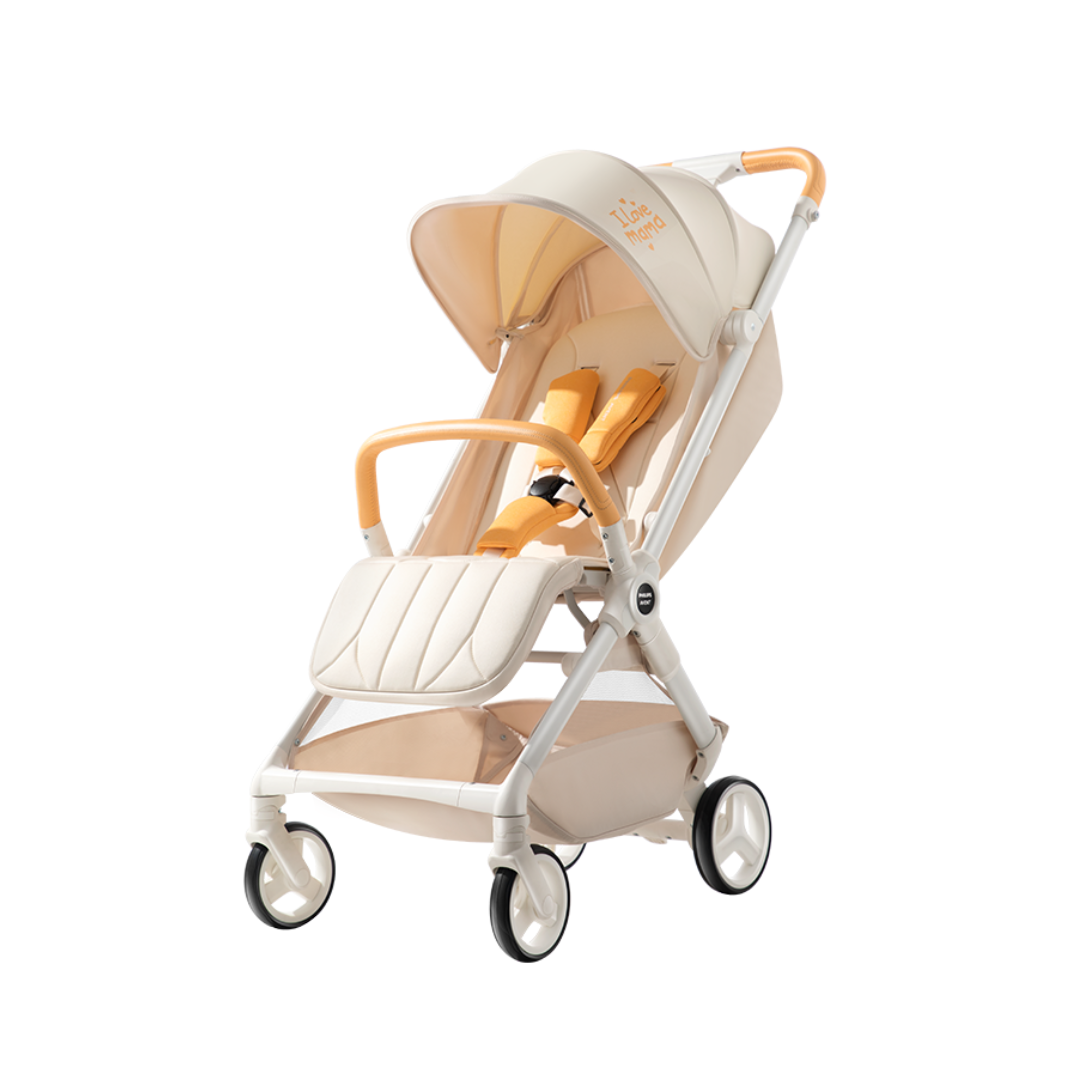 Philips Avent Baby Stroller NICE | 0-36 months | 38cm Widened Seat | One-Hand Fold | EU EN1888 Certified|Rain cover and mosquito net provided