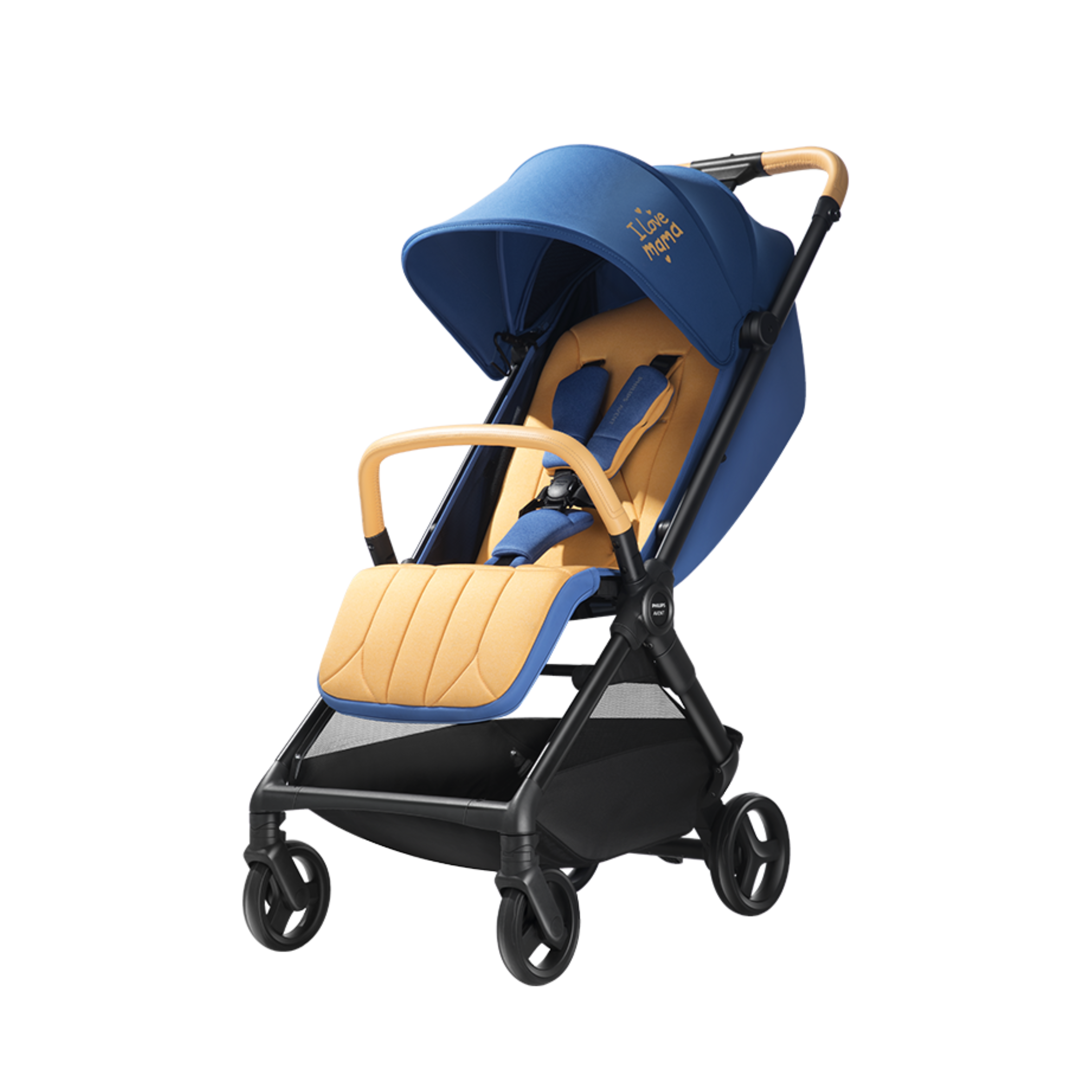 Philips Avent Baby Stroller NICE | 0-36 months | 38cm Widened Seat | One-Hand Fold | EU EN1888 Certified|Rain cover and mosquito net provided