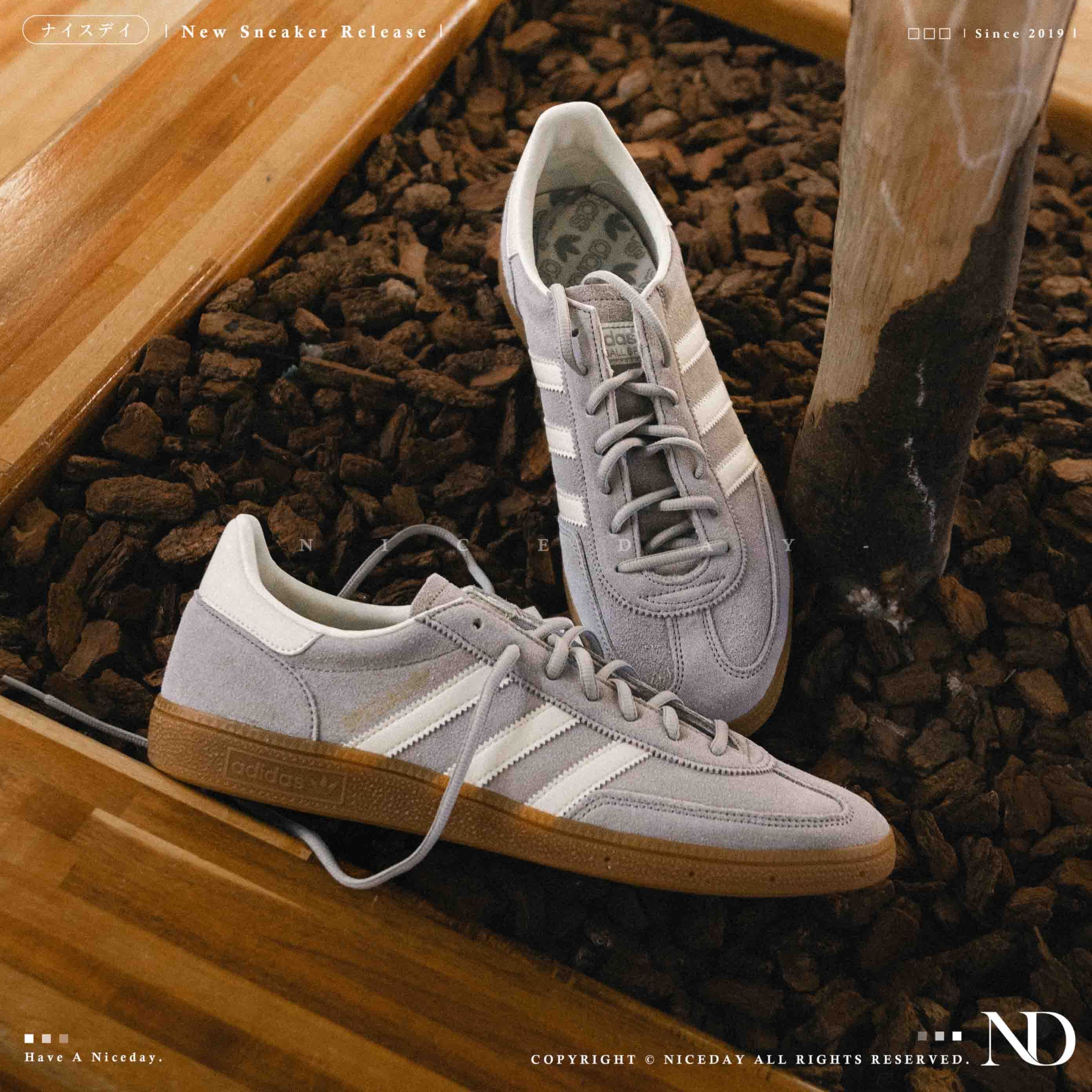 NICEDAY 代購 ADIDAS HANDBALL SPEZIAL 雲霧灰 灰色 藍灰 復古 麂皮 德訓鞋 IF7086