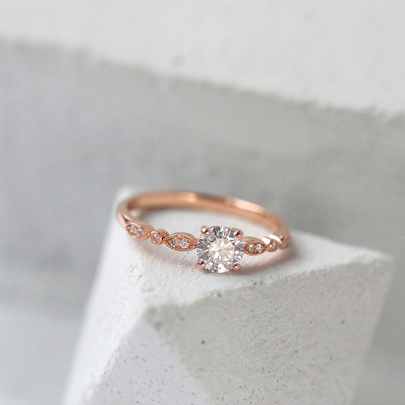 古典美人 — GIA50分鑽石戒指