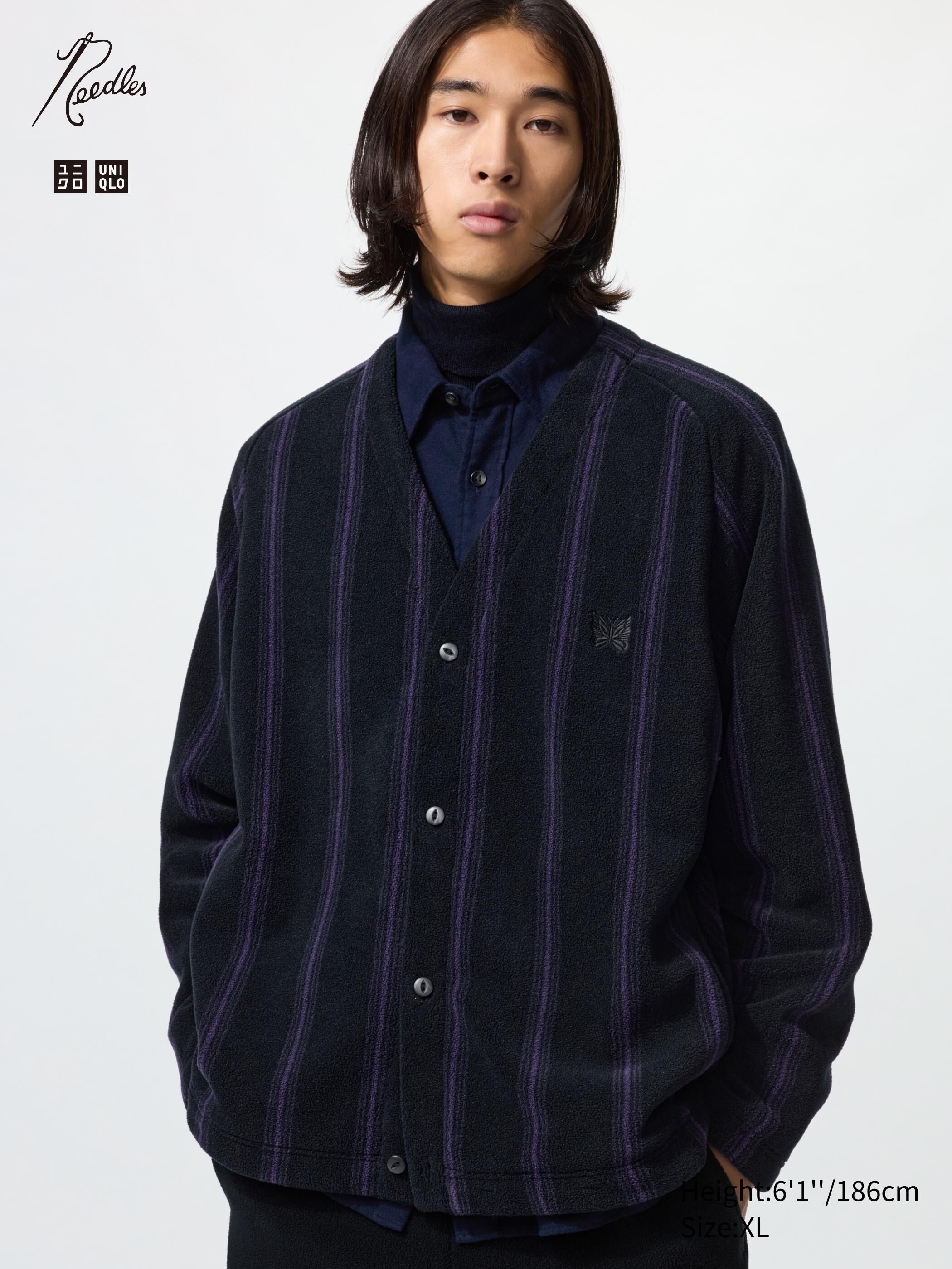 Uniqlo x Needles Fleece Cardigan 搖粒絨 開襟衫 外套