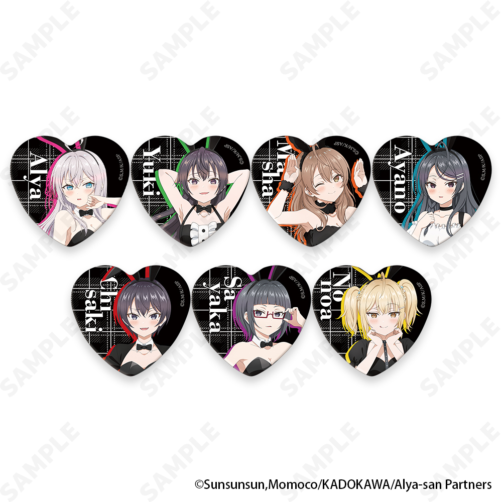 「ACG.GO」「預購」D-techno 不時輕聲地以俄語遮羞的鄰座艾莉同學 心形襟章BOX