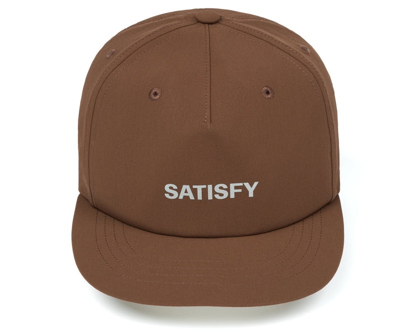 SATISFY｜PeaceShell™ 5-Panel Pinch Cap "Brown"