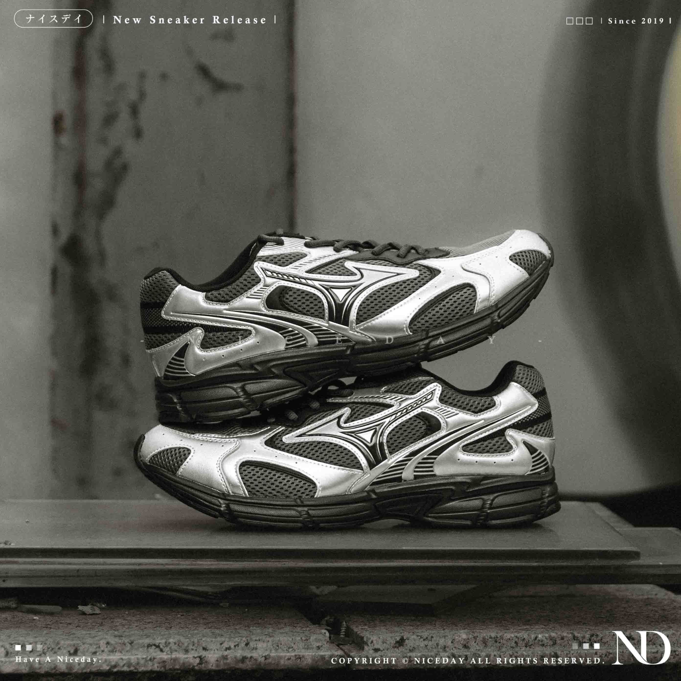 NICEDAY 代購 Mizuno Speed 2K 銀黑 銀 黑銀 灰 灰銀 慢跑鞋 機能 男女鞋 D1GH222919