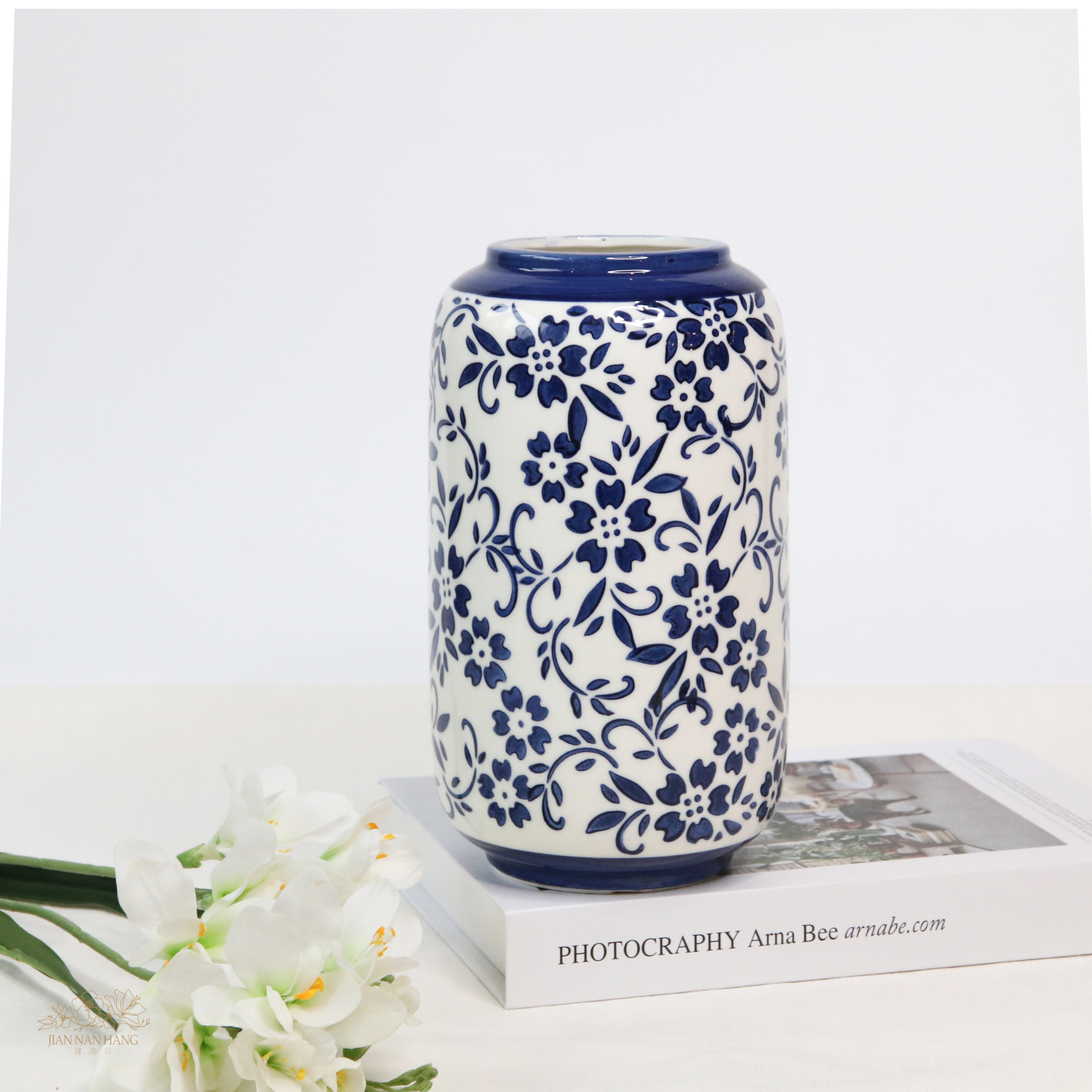 陶瓷花器 燈籠青花瓷