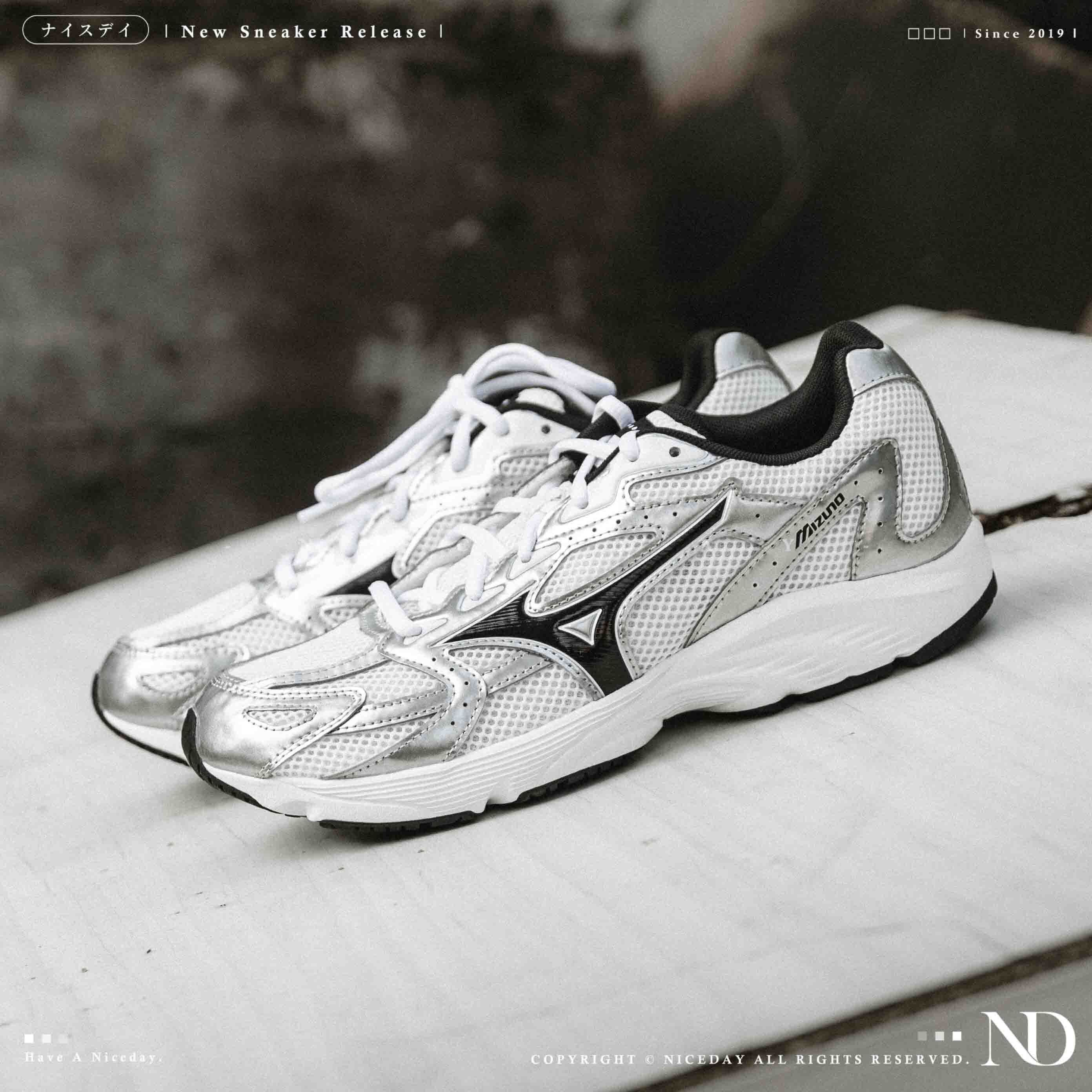 NICEDAY 代購 Mizuno Spark CN 白銀 銀 白 機能 慢跑 男女鞋 D1GH242804