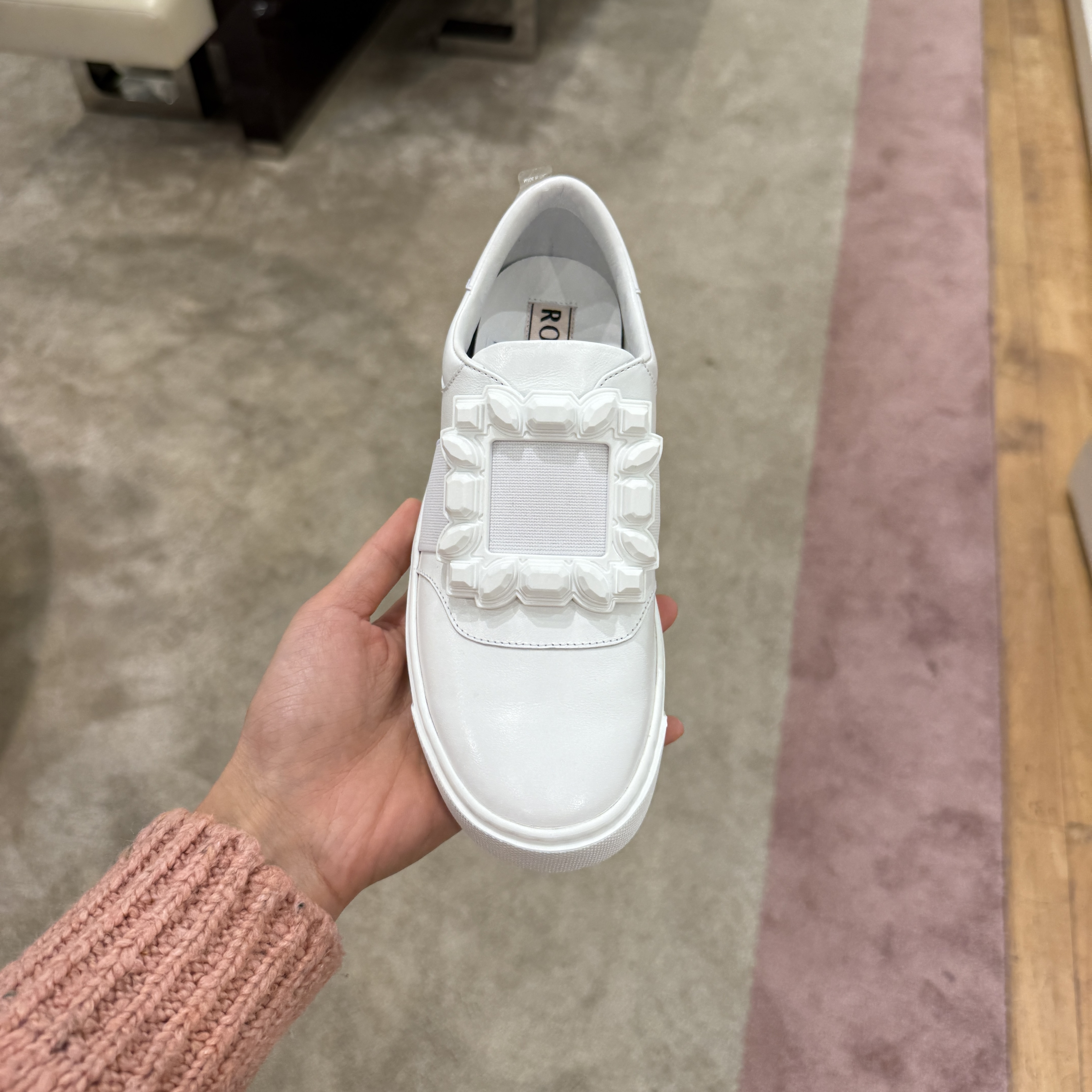 Roger Vivier very Vivier Rubber sneakers white