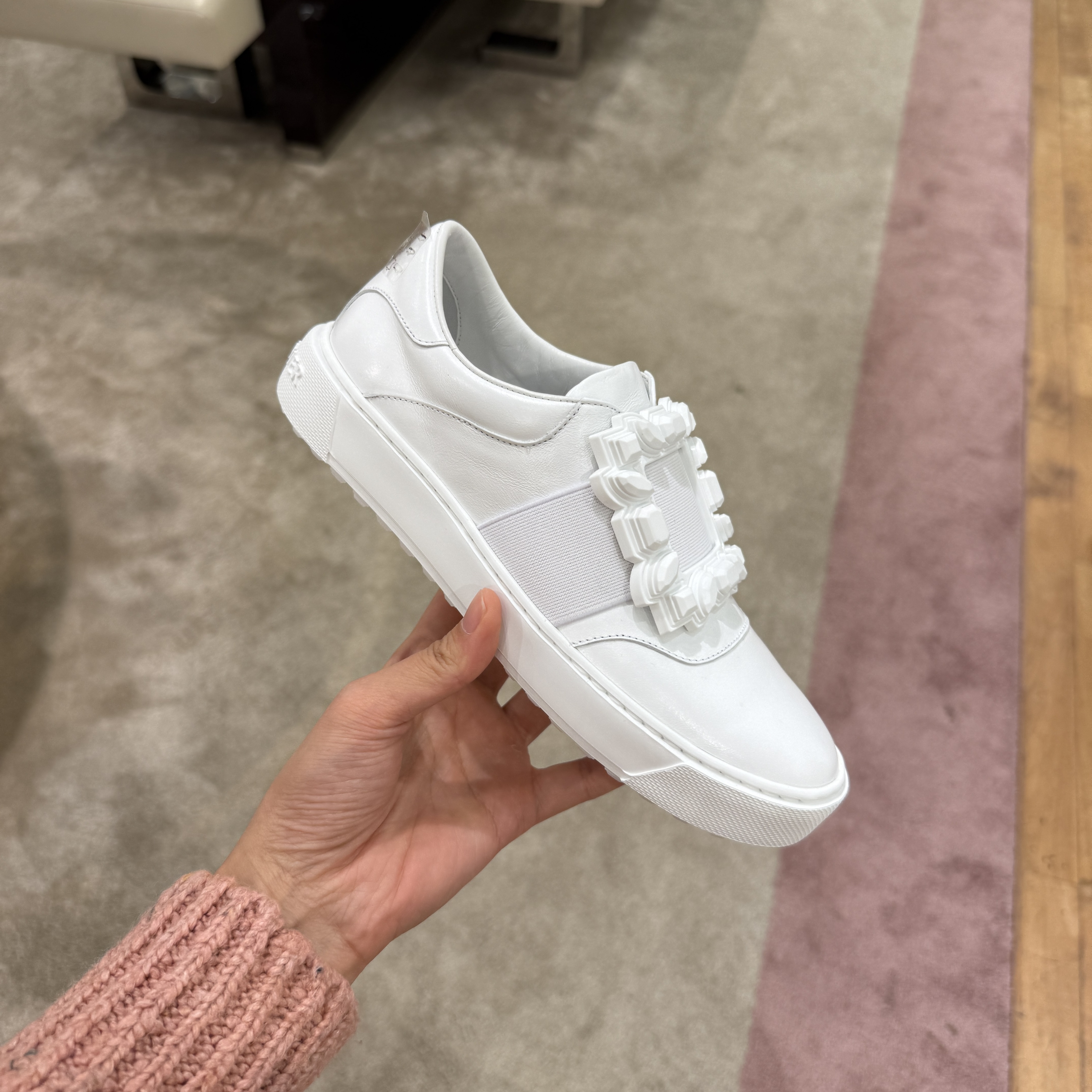 Roger Vivier very Vivier Rubber sneakers white