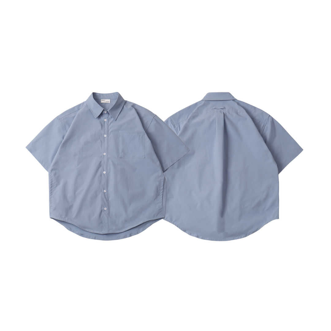 OurPick Teflon Function Shirt 杜邦機能迷霧藍襯衫
