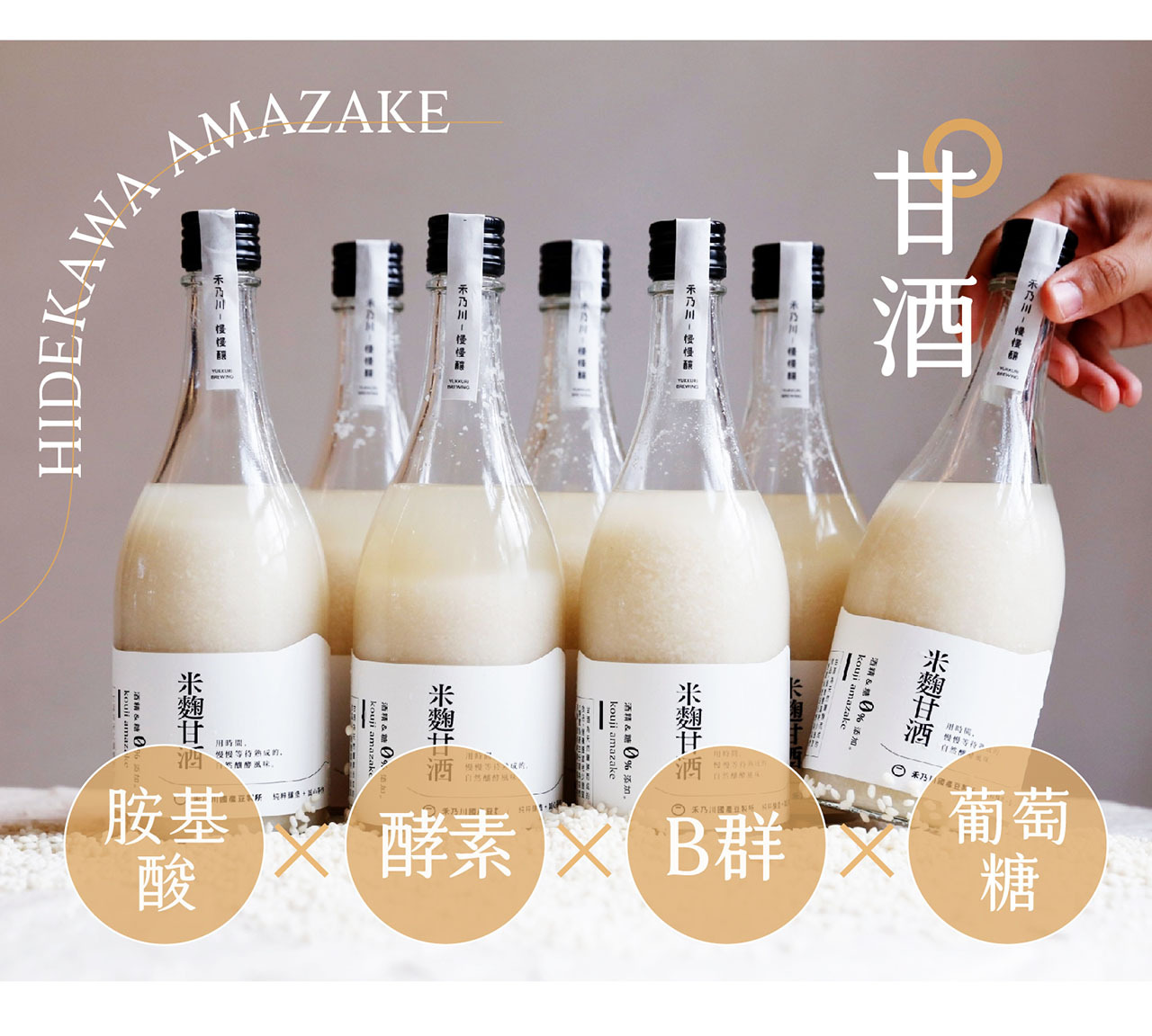 禾乃川-米麴甘酒500mlx10入