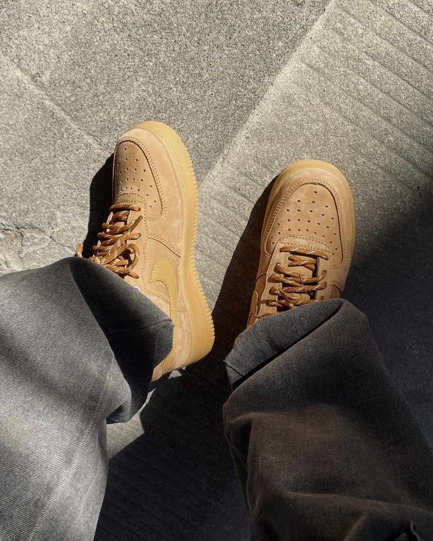 熱銷捕貨>>Nike Air Force 1 Low Wheat 麂皮 焦糖底 小麥色