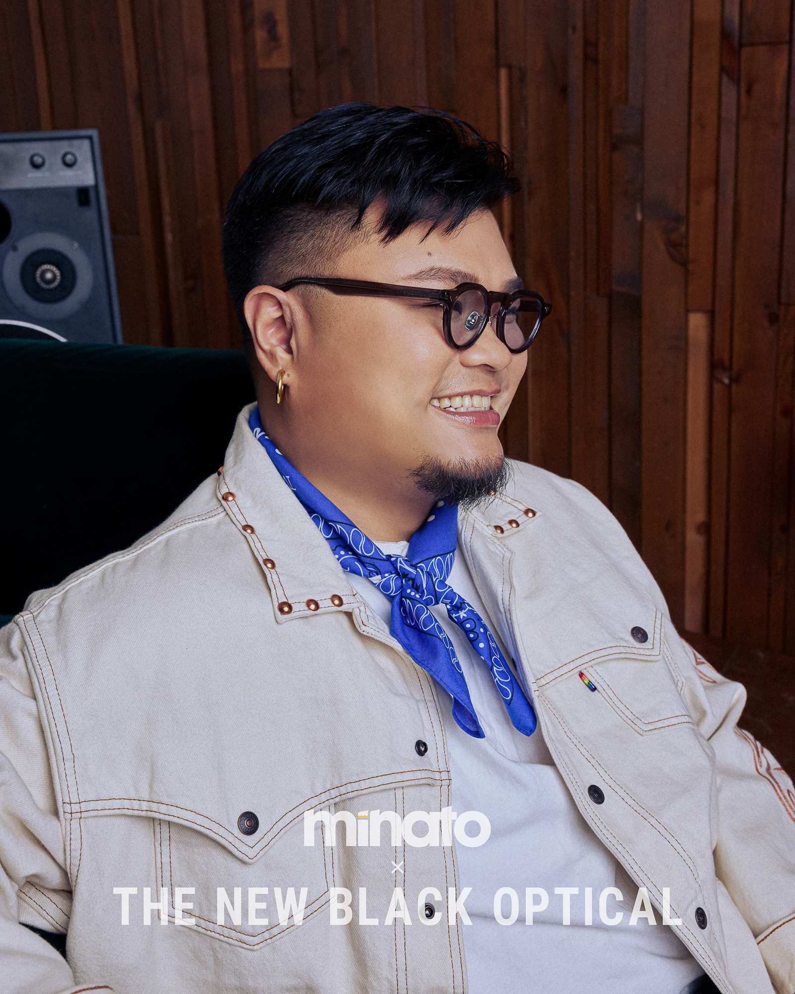 Minato TV Yan San 配戴住 品川義則 X Minato X The New Black Optical 「Y1 」