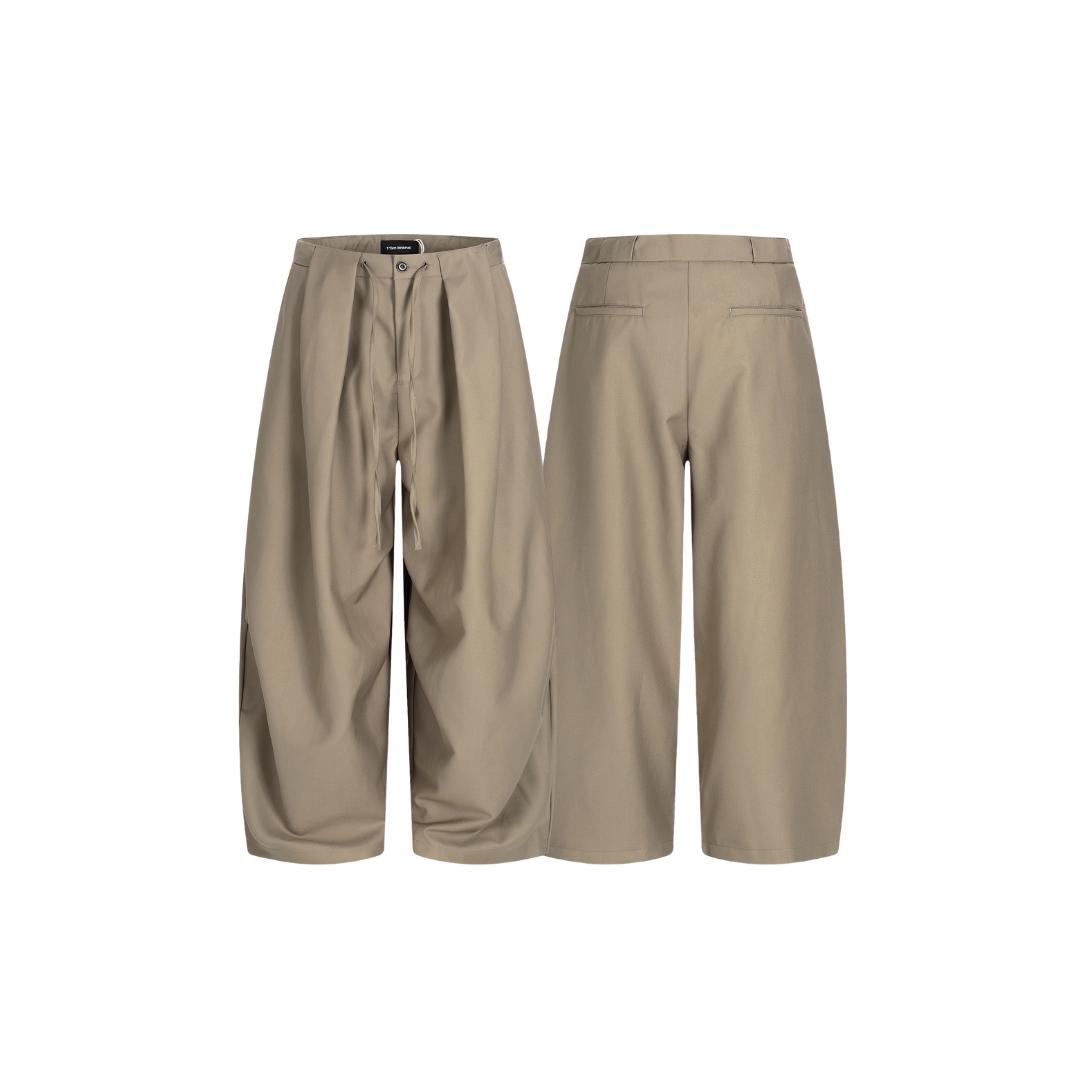 OurPick Wide-Leg Suit Pants 寬版闊腿抽繩西裝褲