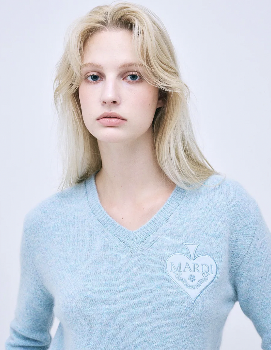 MARDI MERCREDI 時尚百搭V領針織衫