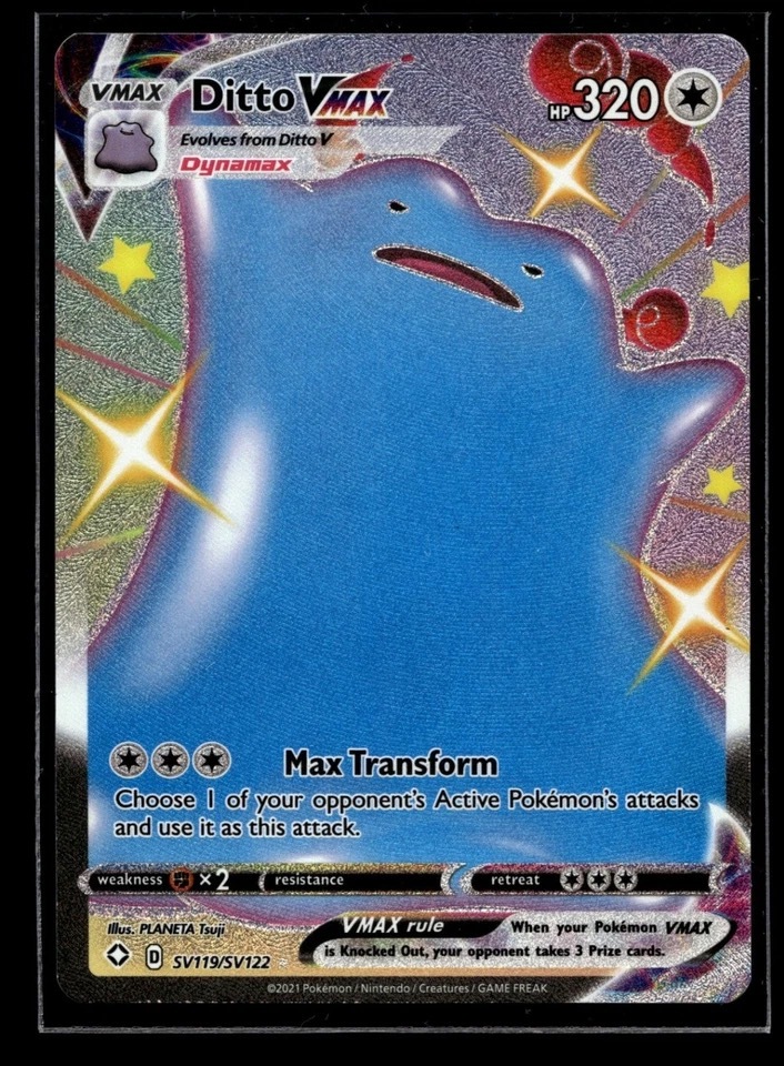 Ditto VMAX Shiny Holo Rare Shining Fates: Shiny Vault SV119/SV122