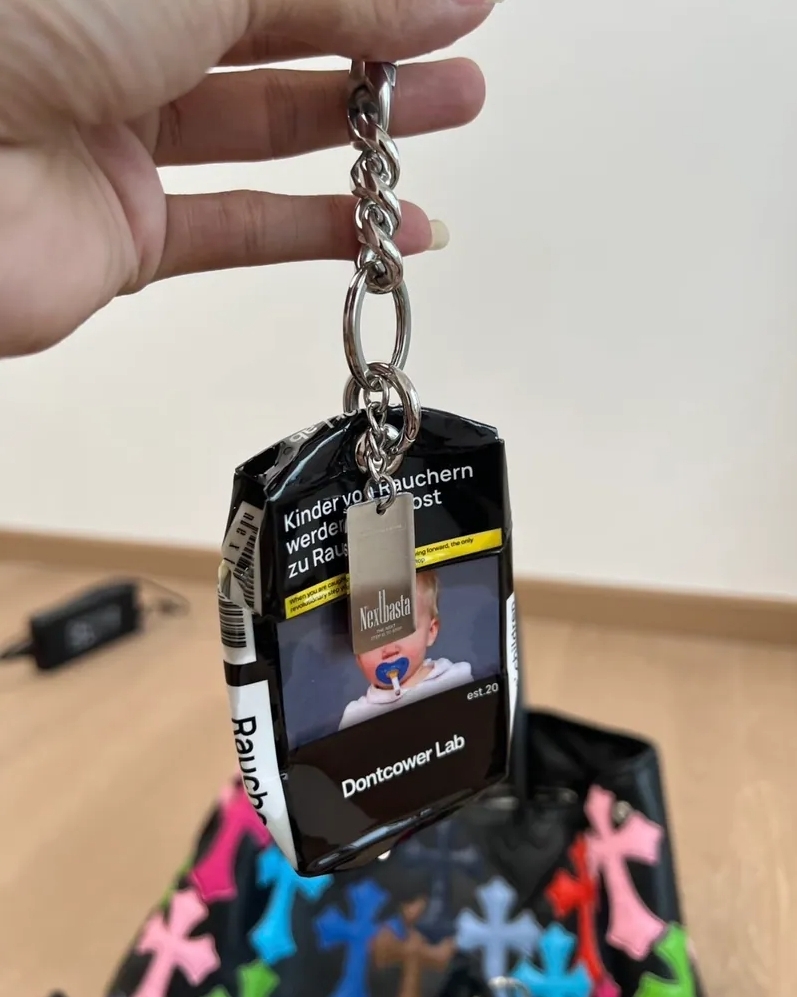 <來一根小菸啊哥🚬> DONTCOWER 創意 做舊 菸盒 掛飾 項鍊 10款