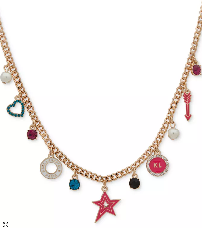 [S] KARL LAGERFELD JG230009 KL NECKLACE,MULTI, 8720744318187 (SKL613)