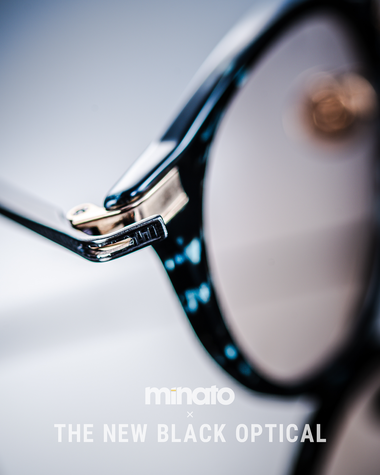 Filton X Minato X The New Black Optical 「A1 」-藍石層玳瑁色Blue marble
