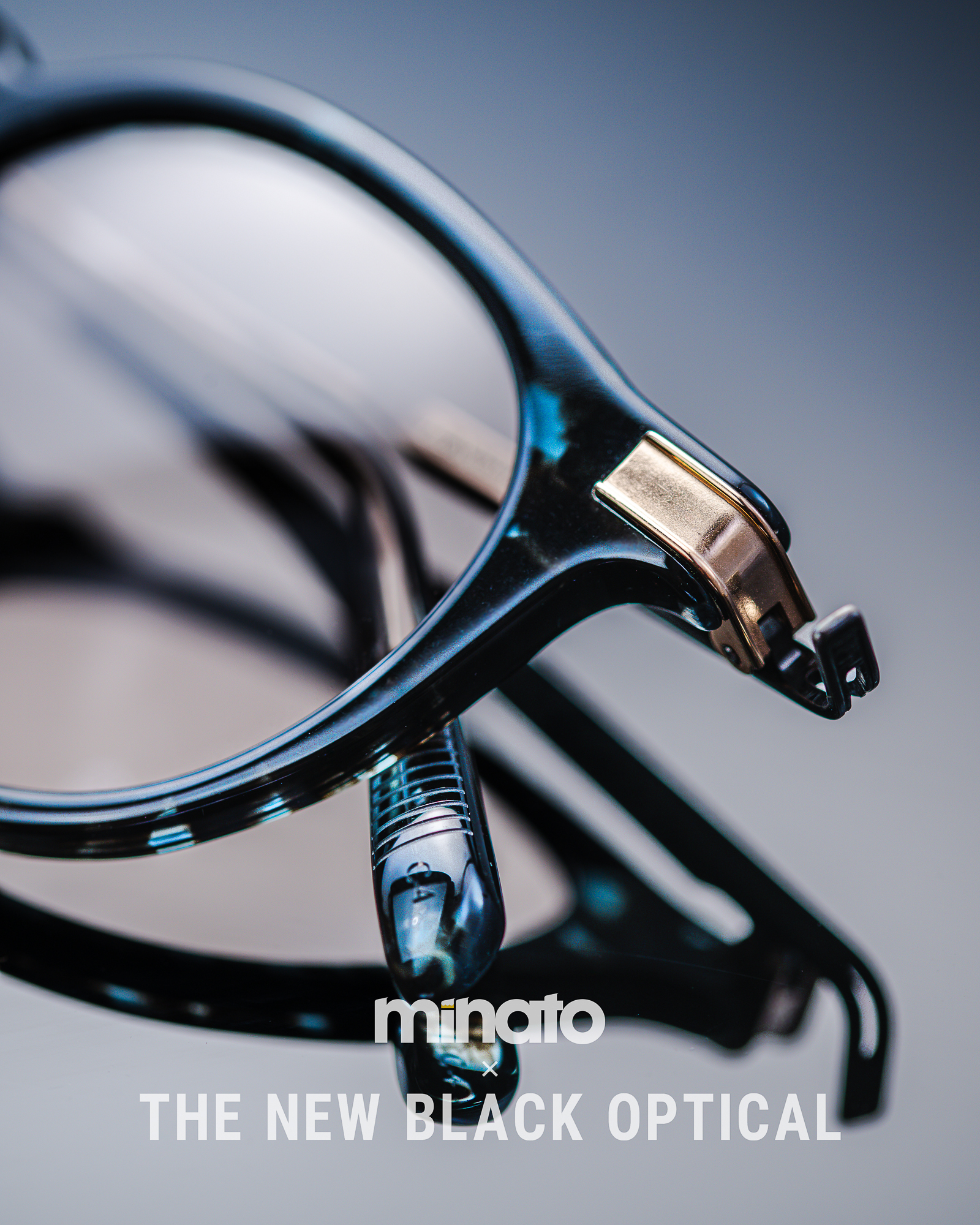 Filton X Minato X The New Black Optical 「A1 」-藍石層玳瑁色Blue marble