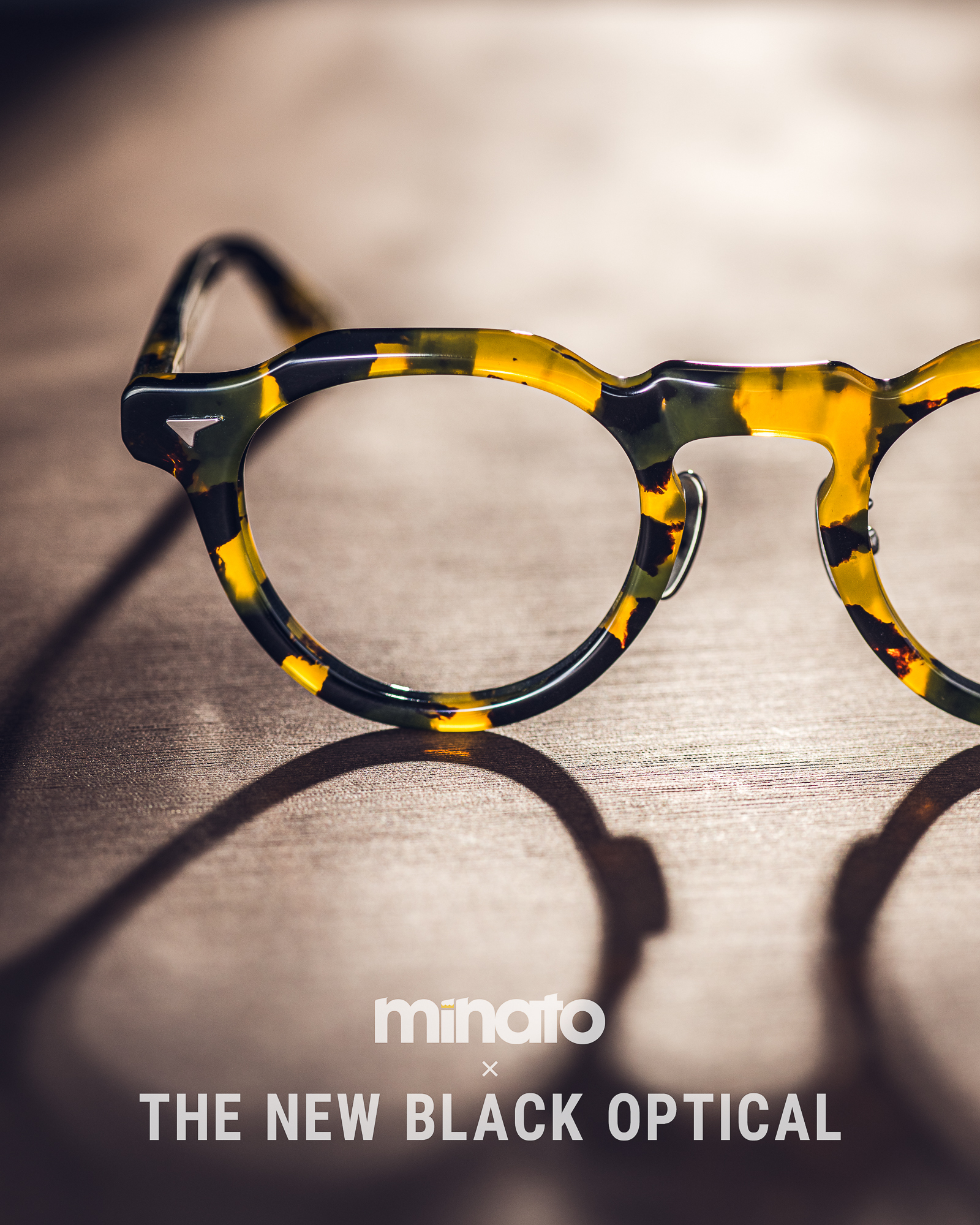 品川義則 X Minato X the new black optical Y1 Tokyo Tortise 東京玳瑁色