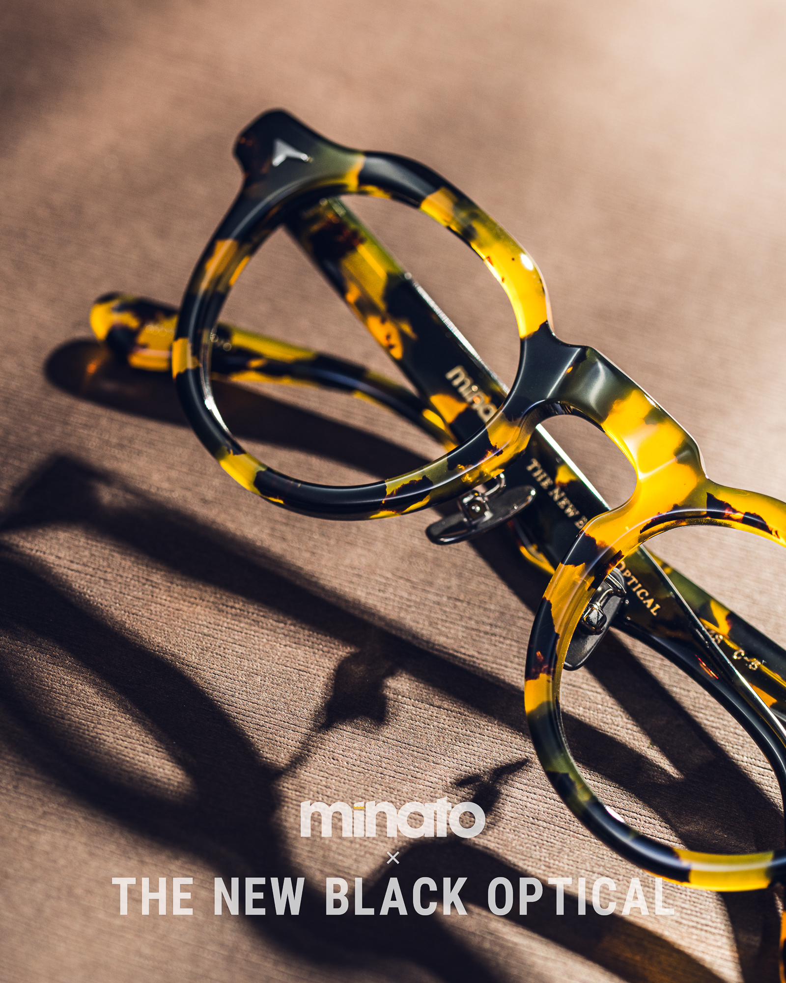 品川義則 X Minato X the new black optical Y1 Tokyo Tortise 東京玳瑁色