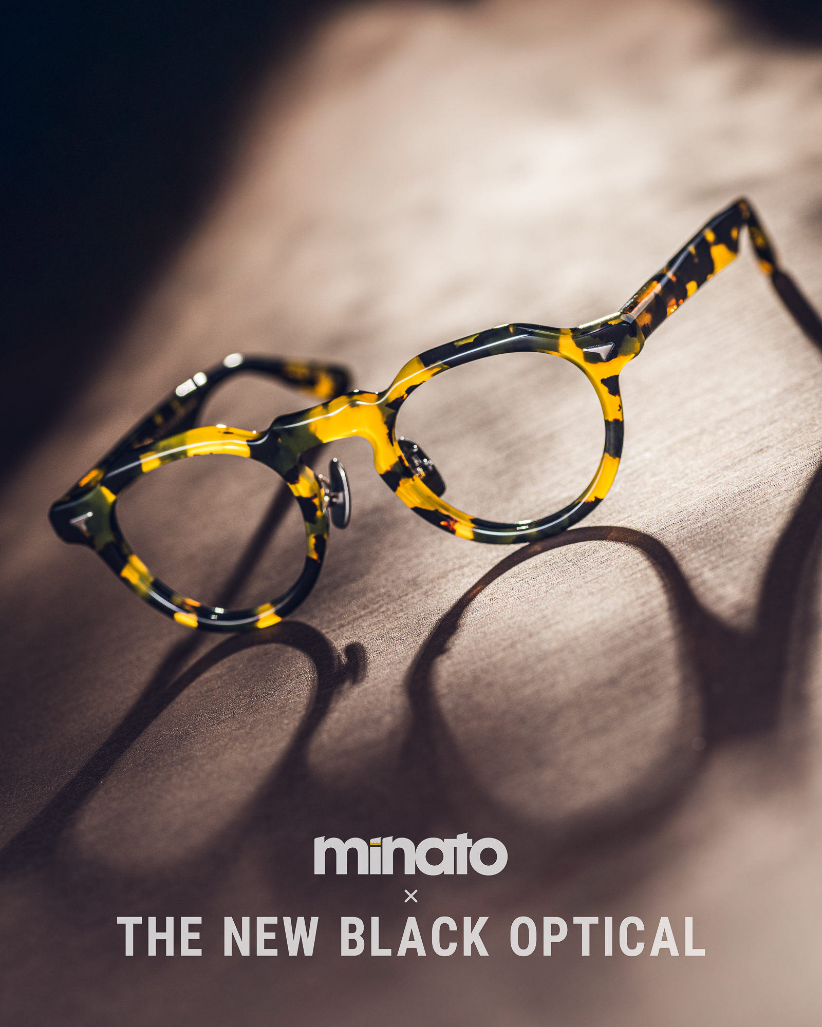 品川義則 X Minato X the new black optical Y1 Tokyo Tortise 東京玳瑁色