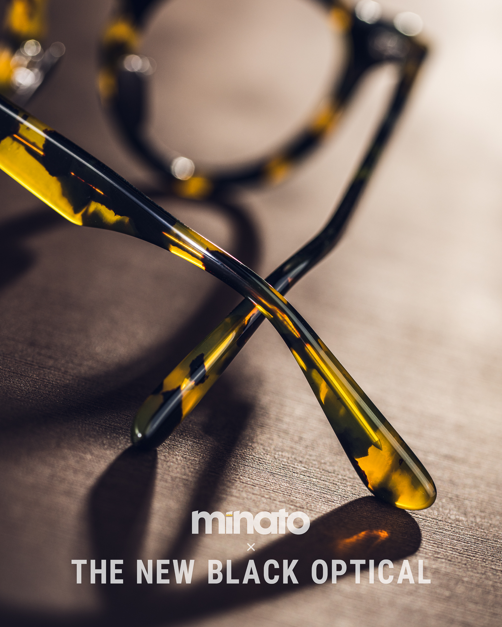 品川義則 X Minato X the new black optical Y1 Tokyo Tortise 東京玳瑁色