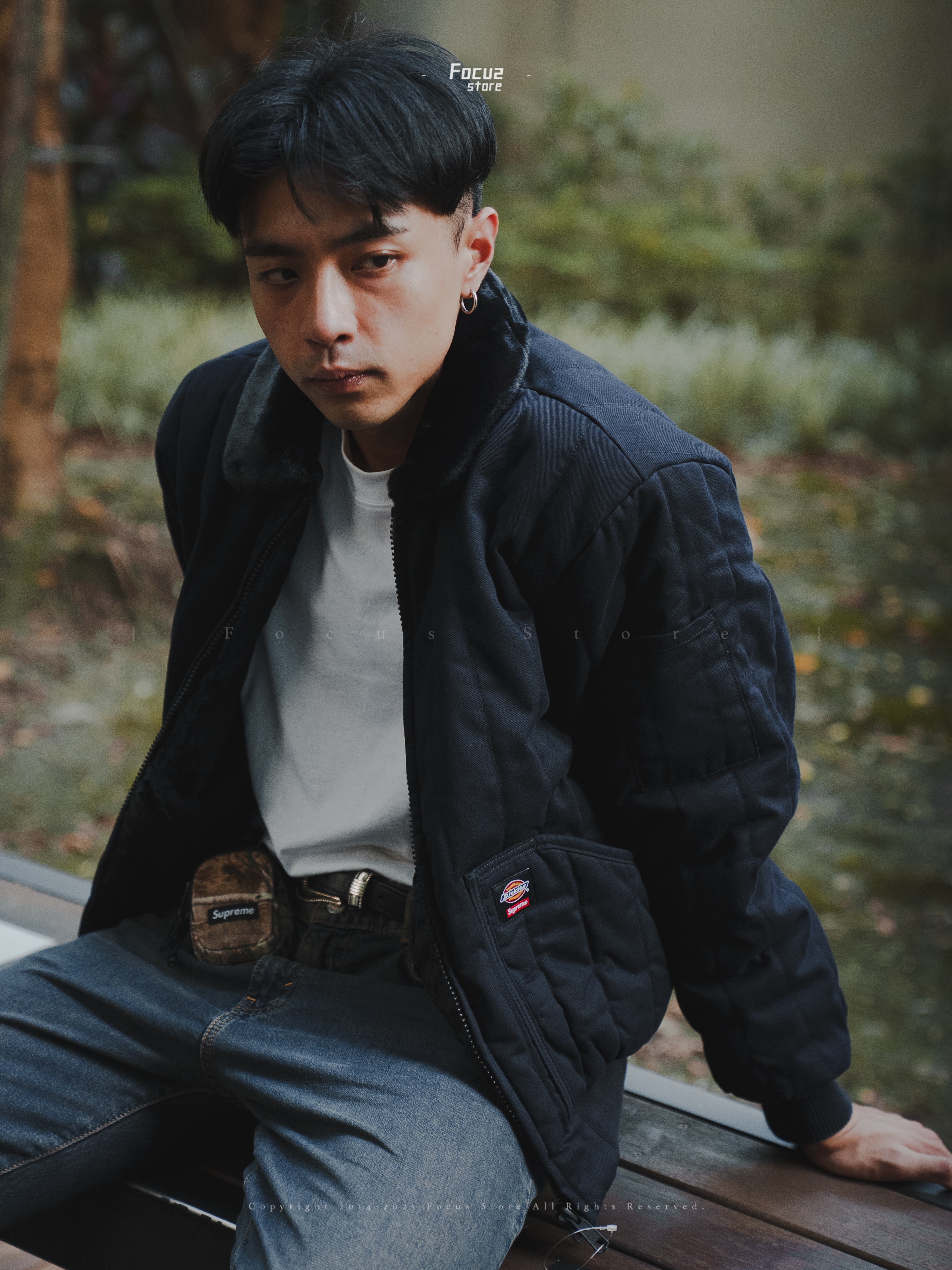 【Focus Store】現貨秒發 Supreme x Dickies FW25 Week 4 Reversible Quilted Faux Fur Work Jacket 工裝夾克 兩色